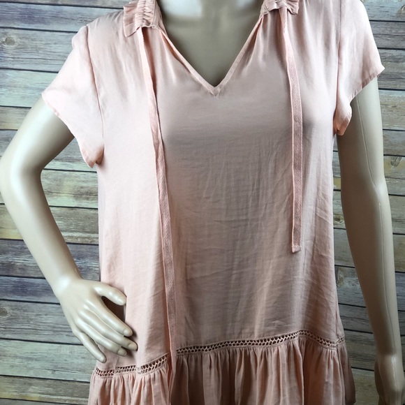 ✨ RO & DE NEW Pink Short Sleeve Medium Blouse - Picture 4 of 8
